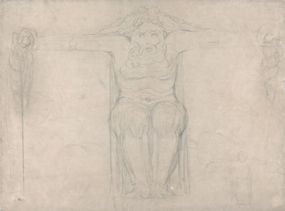 Study for a Destroying Deity by William Blake