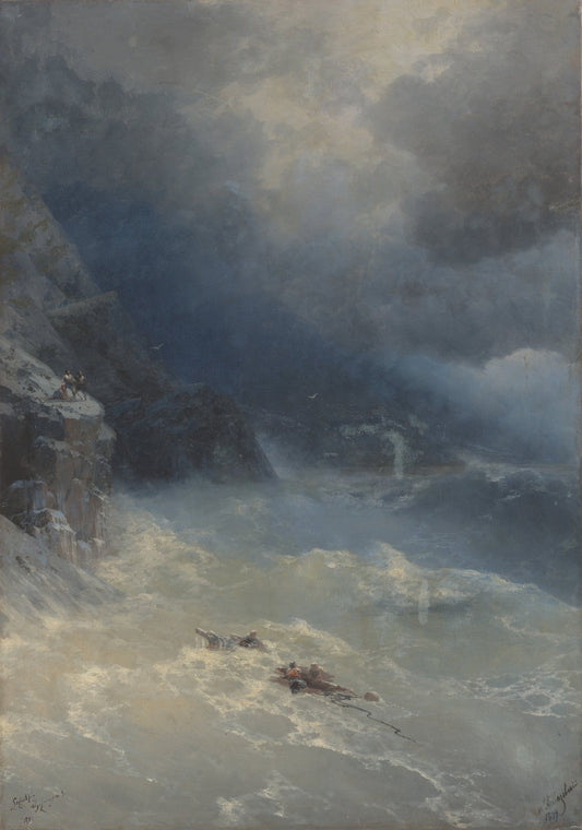 Storm by Ivan Aivazovsky