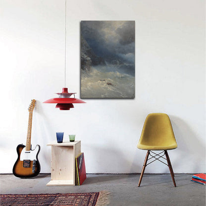 Storm - by Ivan Aivazovsky