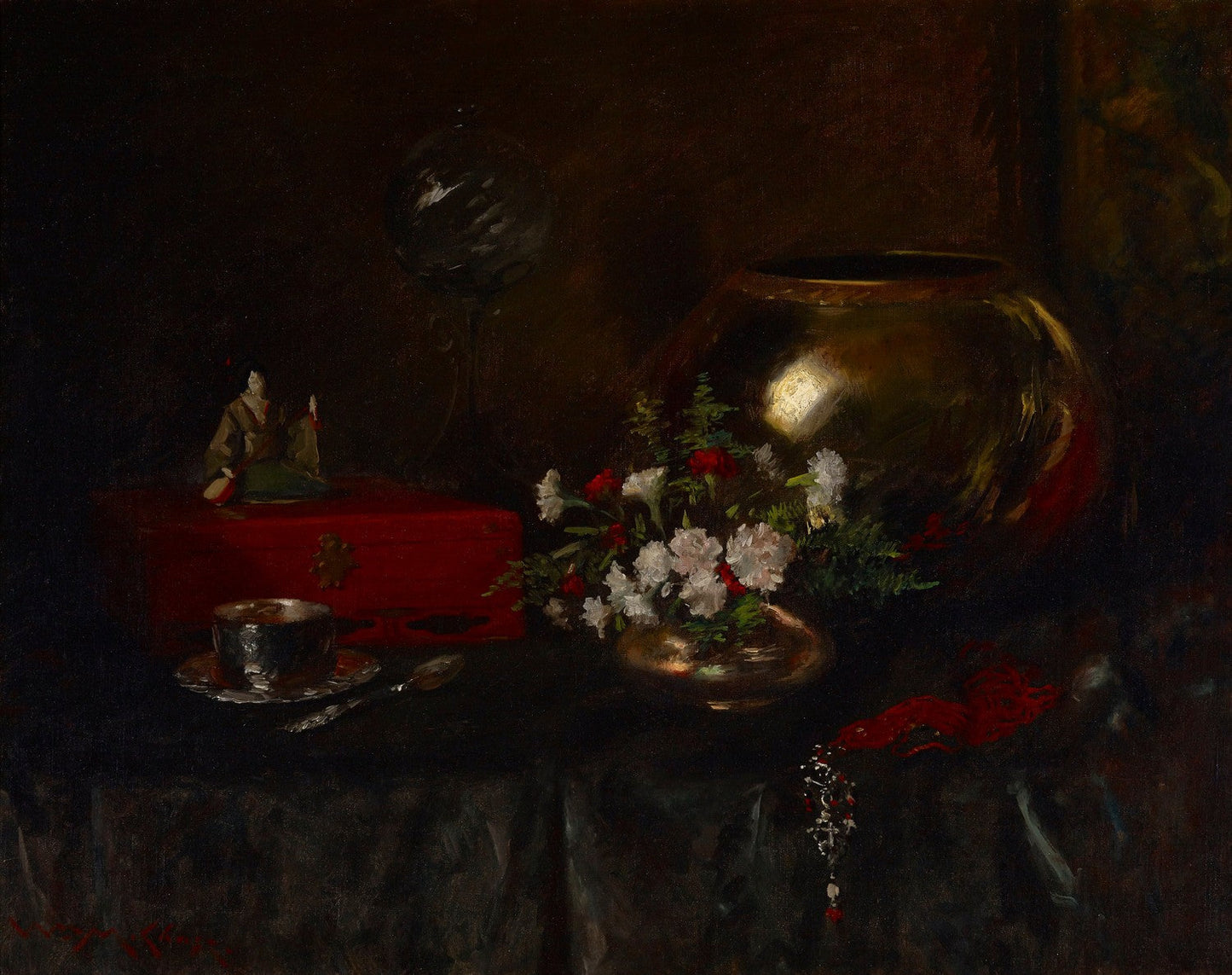 Still Life (Brass Bowl) by William Merritt Chase