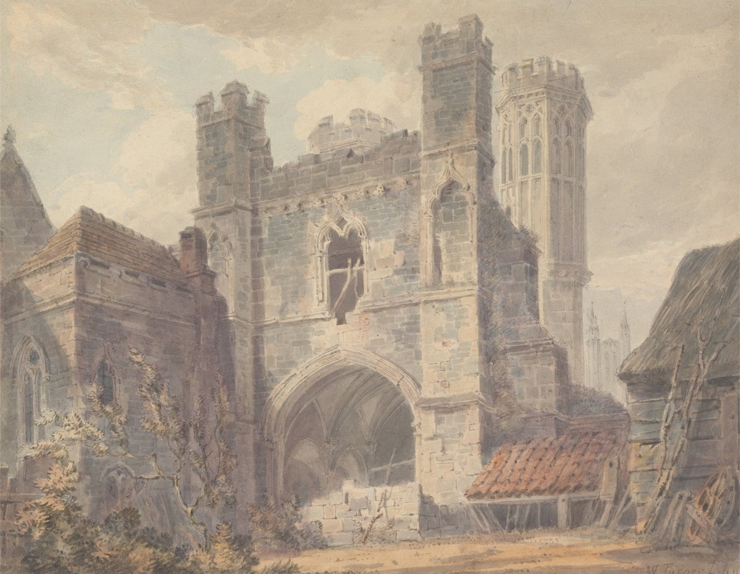 St. Augustine's Gate, Canterbury by J. M. W. Turner