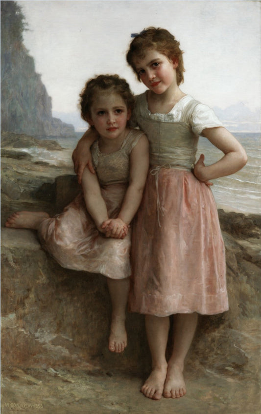 Sisters on the Shore by William-Adolphe Bouguereau