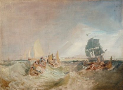 Shipping at the Mouth of the Thames by J. M. W. Turner