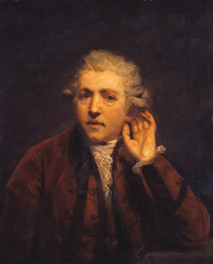 Self-Portrait as a Deaf Man by Joshua Reynolds