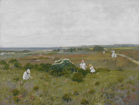 Seaside Flowers by William Merritt Chase