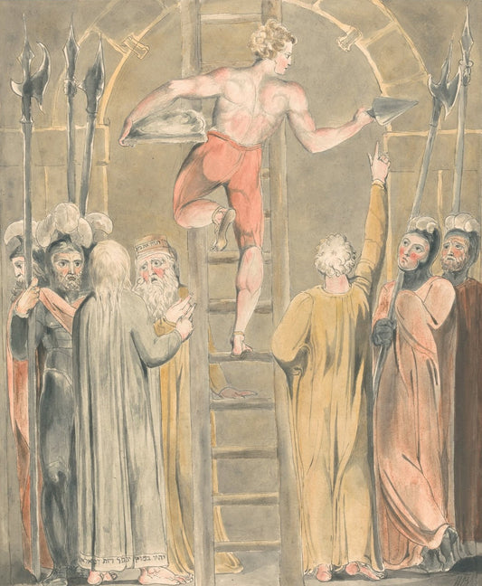 Sealing the Stone and Setting a Watch by William Blake