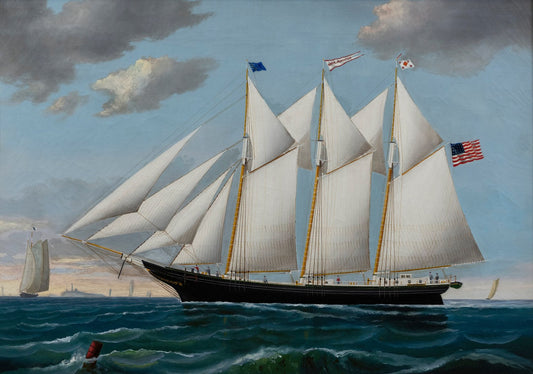 Schooner KATE M. HILTON by William Pierce Stubbs