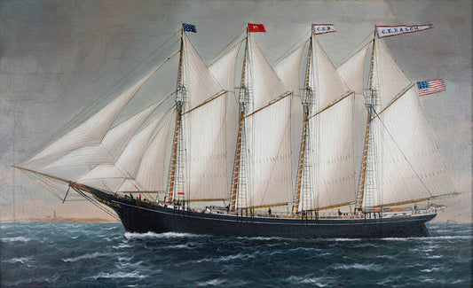 Schooner CHARLES E. BALCH by William Pierce Stubbs