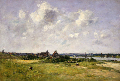 Sand Dunes, Etaples by Eugène Boudin