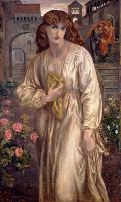 Salutation of Beatrice by Dante Gabriel Rossetti