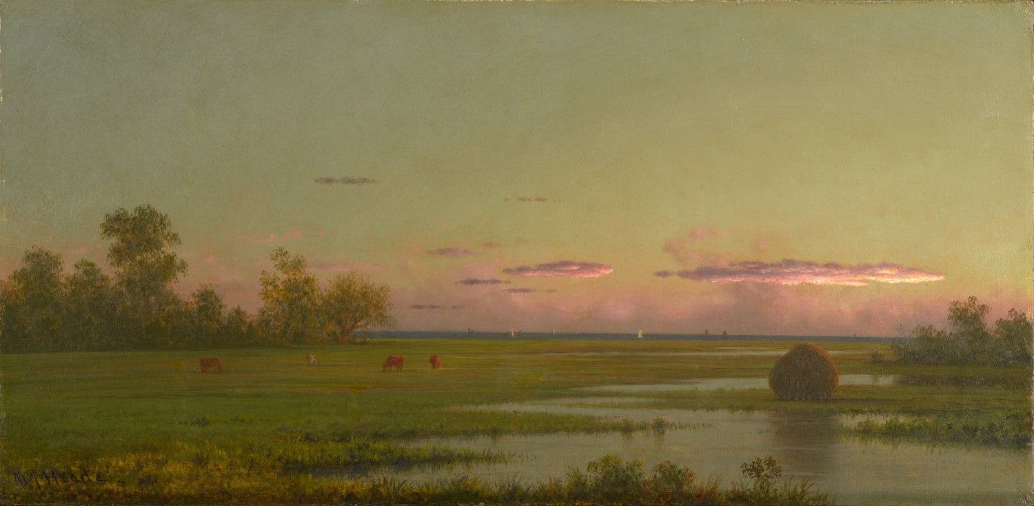 Salt Marsh at Southport, Connecticut by Martin Johnson Heade