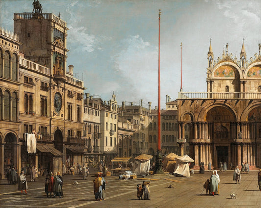 Saint Mark's and the Clock Tower, Venice by Canaletto