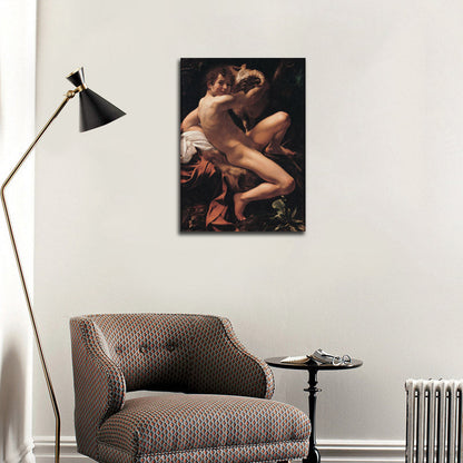 Saint John the Baptist - by Caravaggio