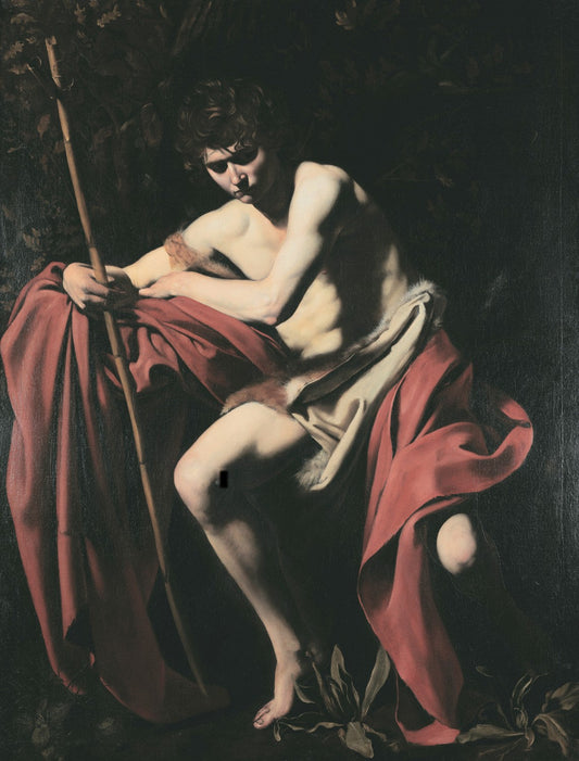 Saint John the Baptist in the Wilderness by Caravaggio