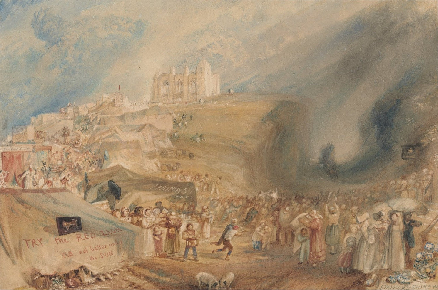 Saint Catherine's Hill, Guildford, Surrey by J. M. W. Turner