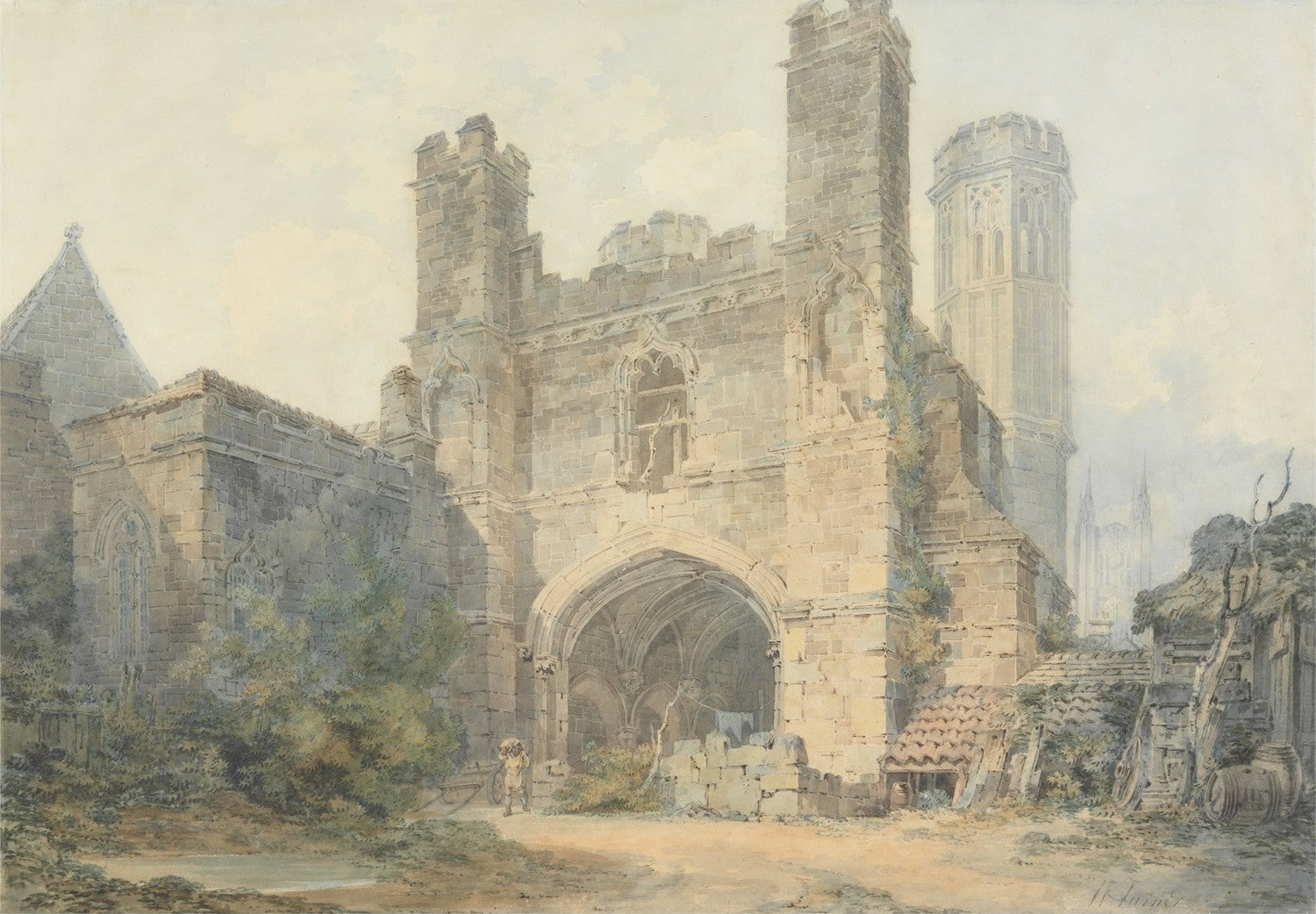 Saint Augustine's Gate, Canterbury by J. M. W. Turner