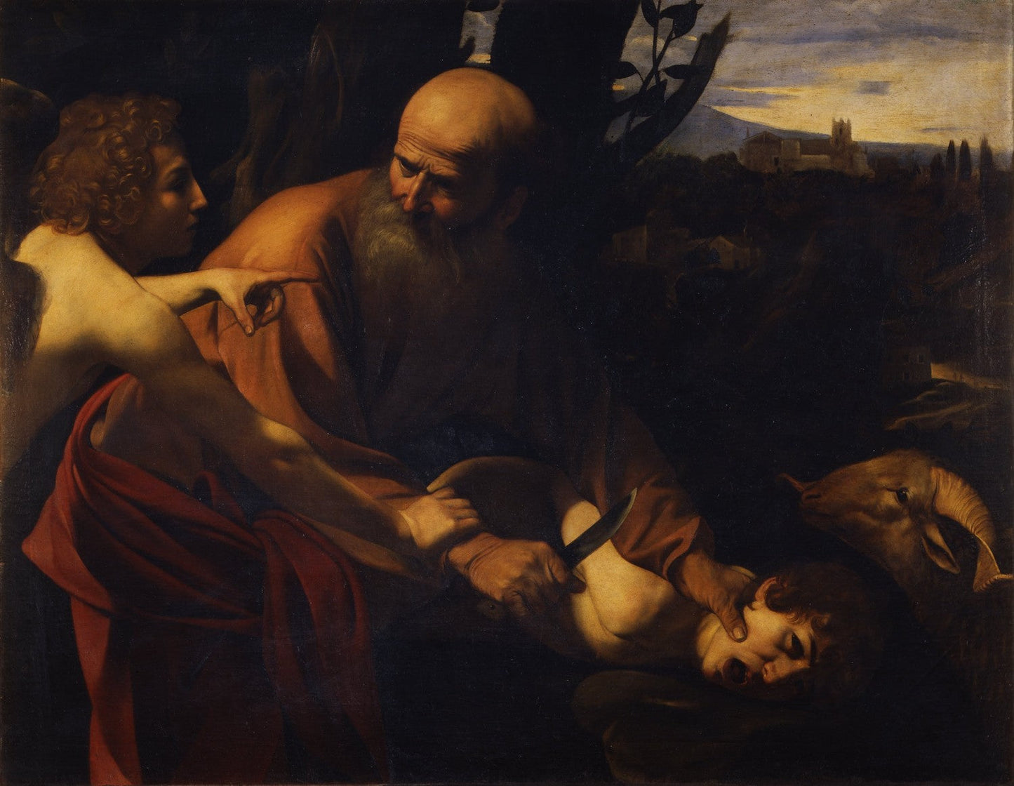 Sacrifice of Isaac by Caravaggio