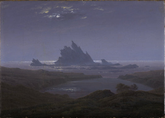 Rocky Reef on the Seashore by Caspar David Friedrich