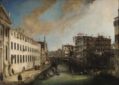 River of Mendicanti by Canaletto