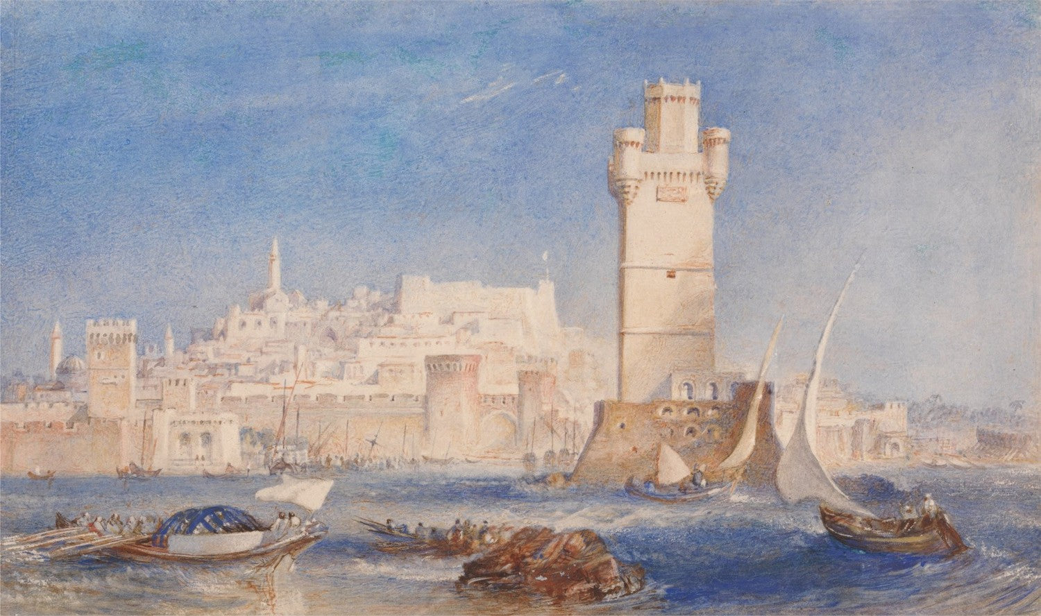 Rhodes by J. M. W. Turner