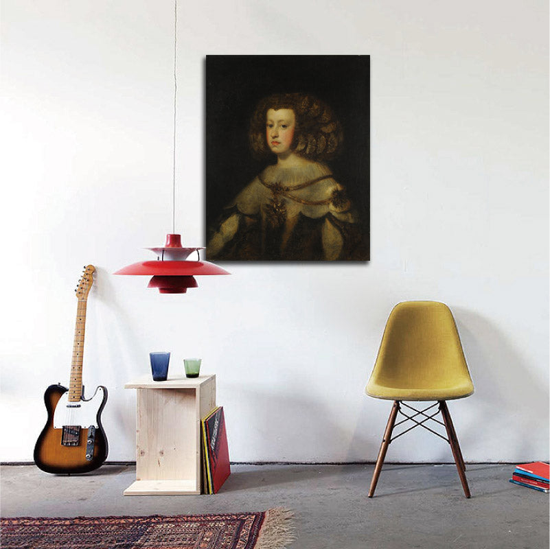 Retrato de la infanta María Teresa de España - by Diego Velázquez