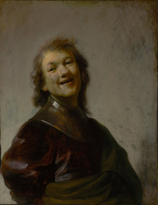 Rembrandt Laughing by Rembrandt