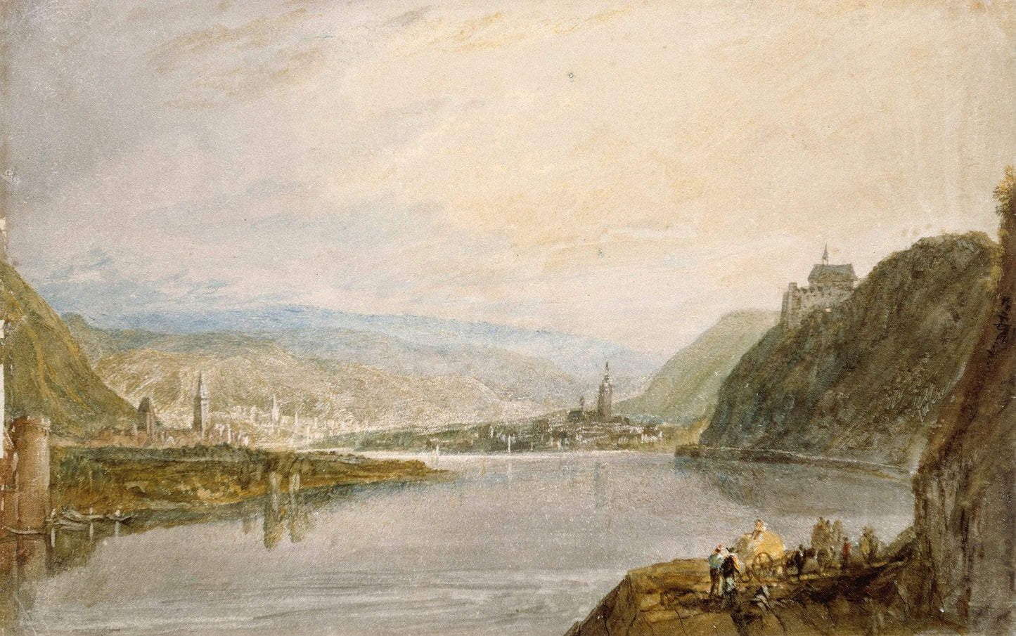 Remagen, Erpel and Linz by J. M. W. Turner