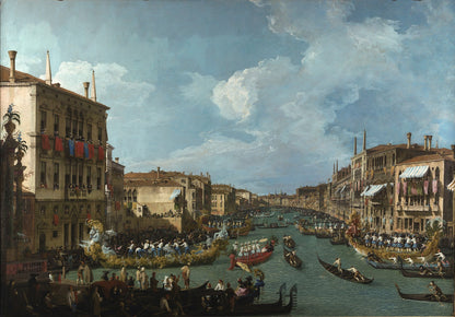 Regatta on the Grand Canal by Canaletto