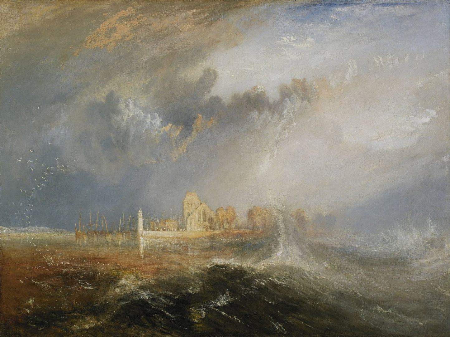 Quillebeuf, Mouth of the Seine by J. M. W. Turner