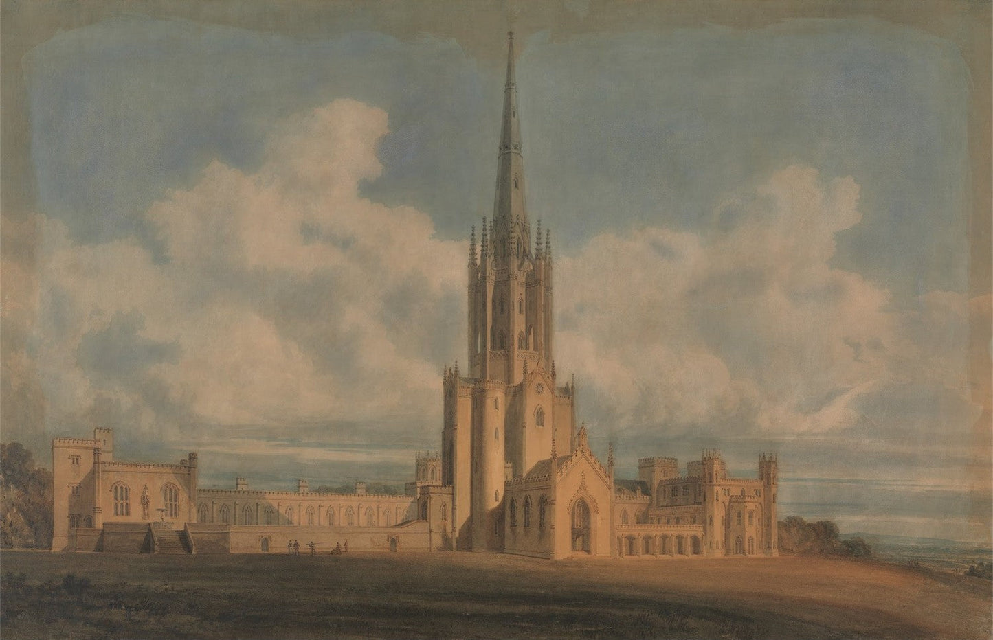 Projected Design for Fonthill Abbey, Wiltshire by J. M. W. Turner