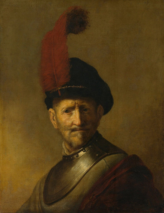 Portret van een man, misschien Rembrandts vader, Harmen Gerritsz. van Rijn by Rembrandt