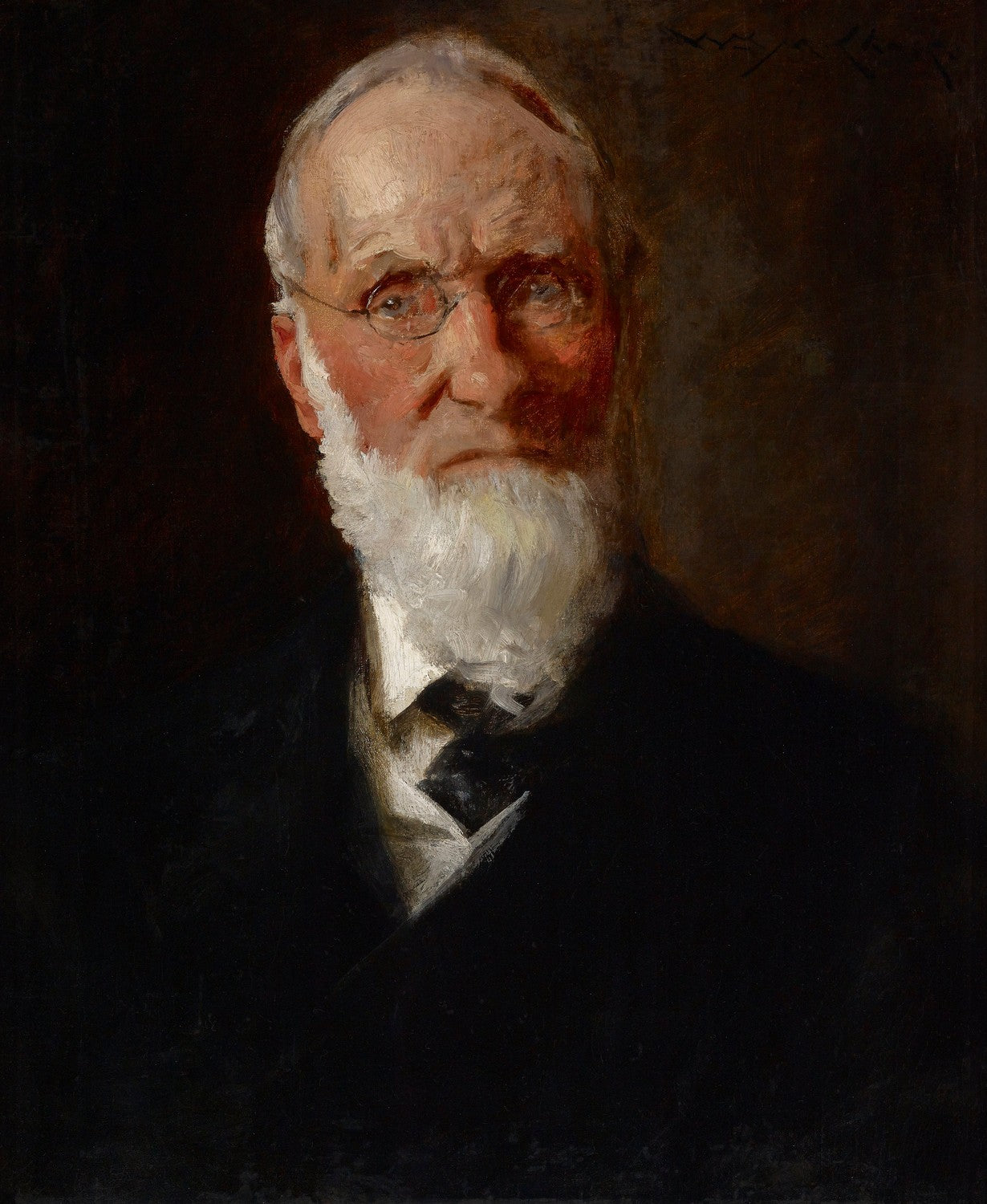 Portrait of My Father (David Hester Chase) by William Merritt Chase