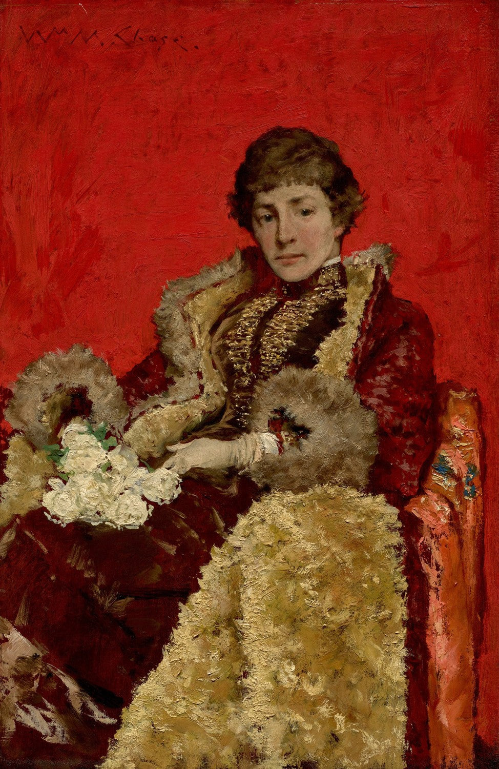 Portrait of Mrs. H. (Howell) by William Merritt Chase