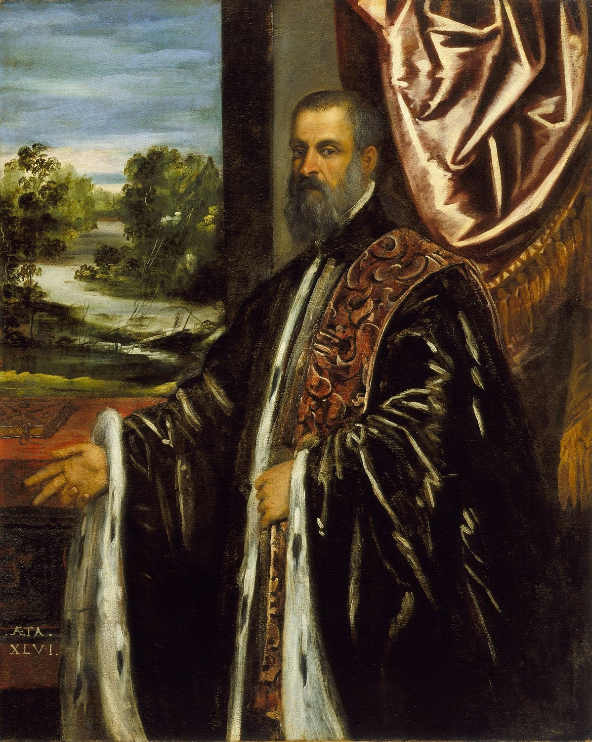 Portrait of Marino Grimani by Tintoretto