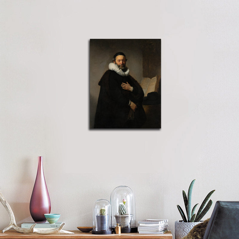 Portrait of Johannes Wtenbogaert - by Rembrandt