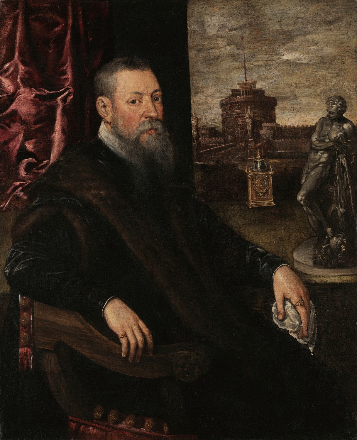 Portrait of Collector by Tintoretto