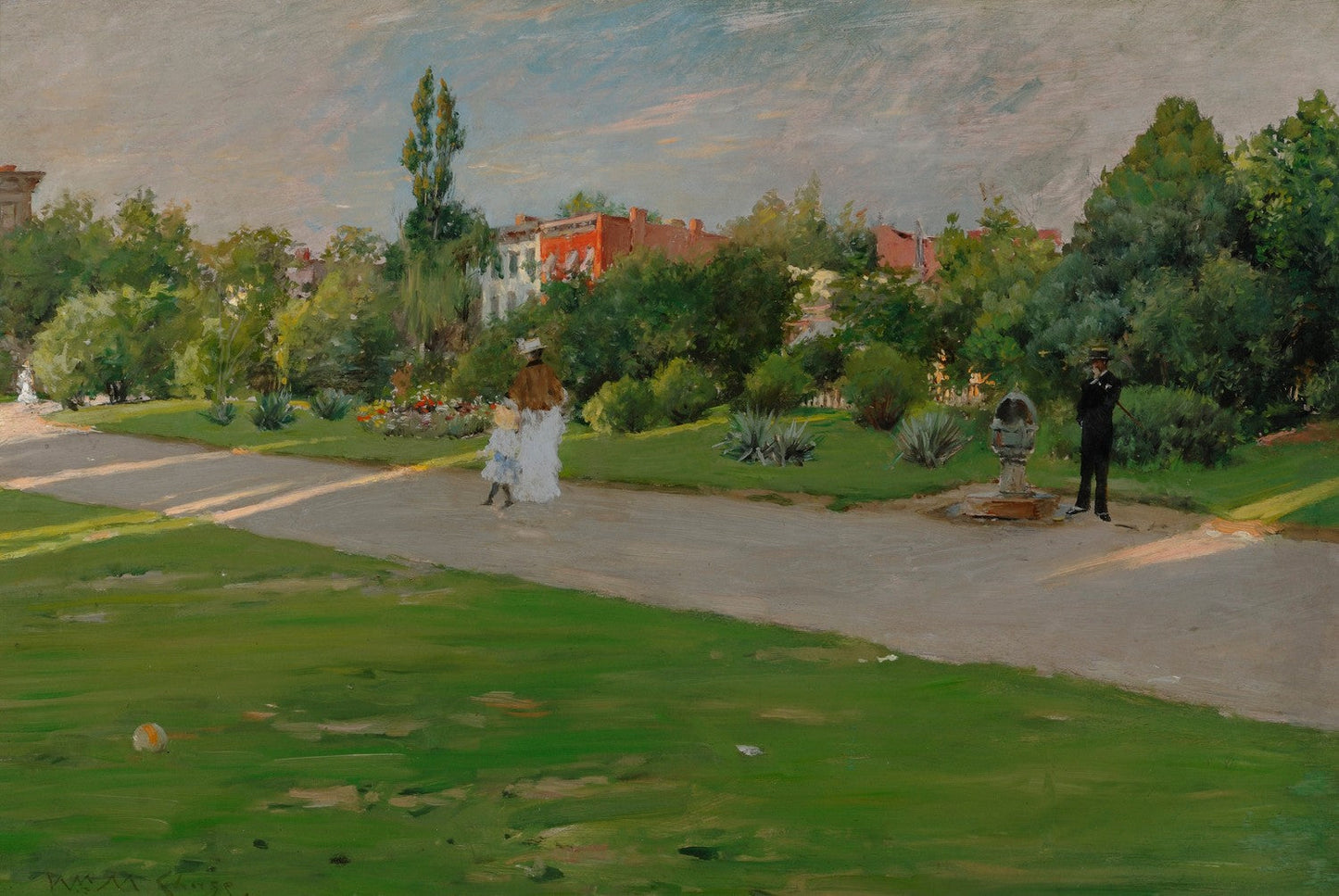 Park in Brooklyn (formerly Prospect Park, Brooklyn) by William Merritt Chase