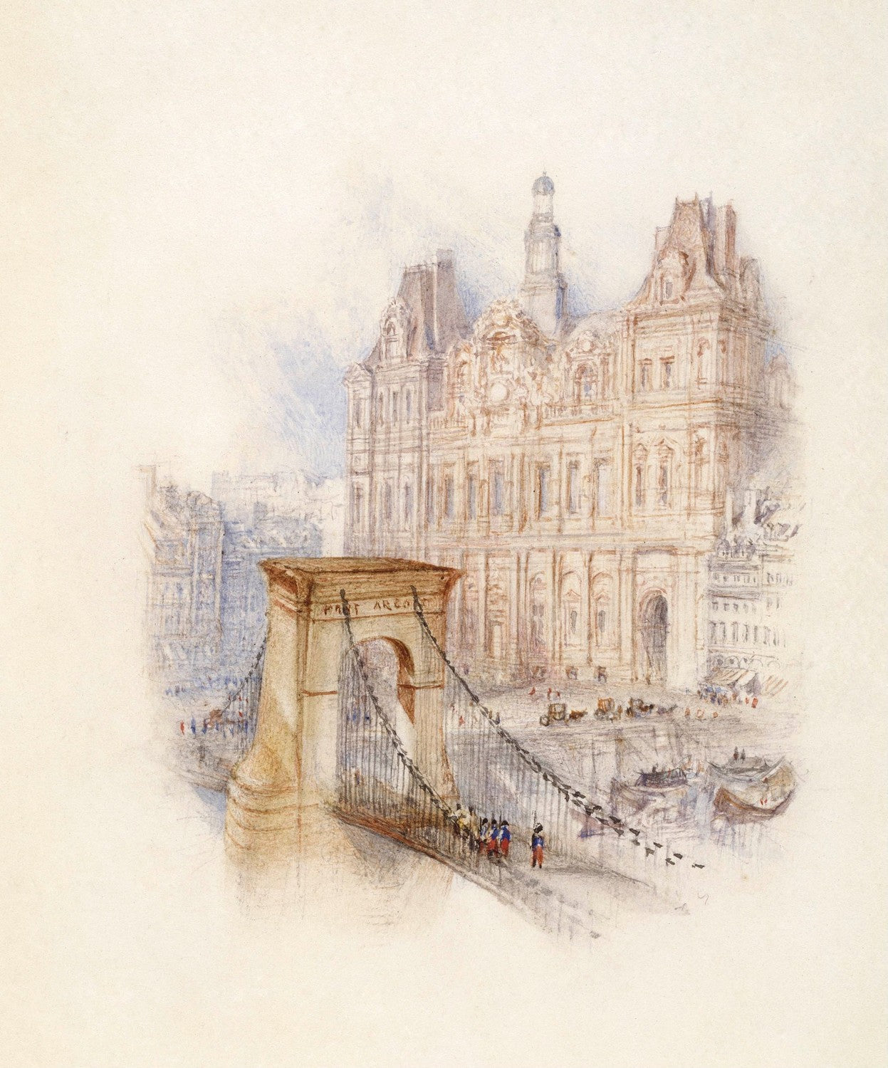 Paris: Hôtel de Ville by J. M. W. Turner