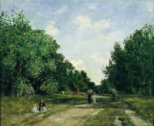 Parc Cordier in Trouville by Eugène Boudin