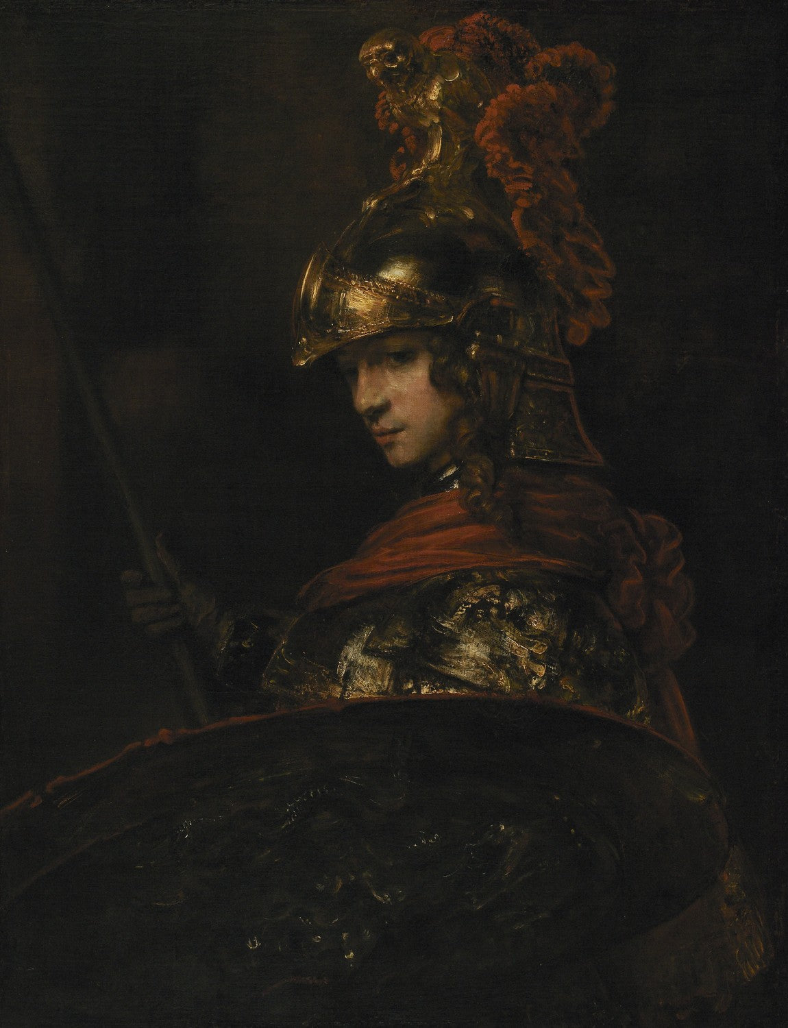 Pallas Athena by Rembrandt