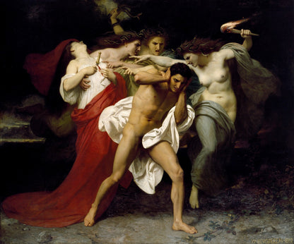 Orestes Pursued by the Furies by William-Adolphe Bouguereau