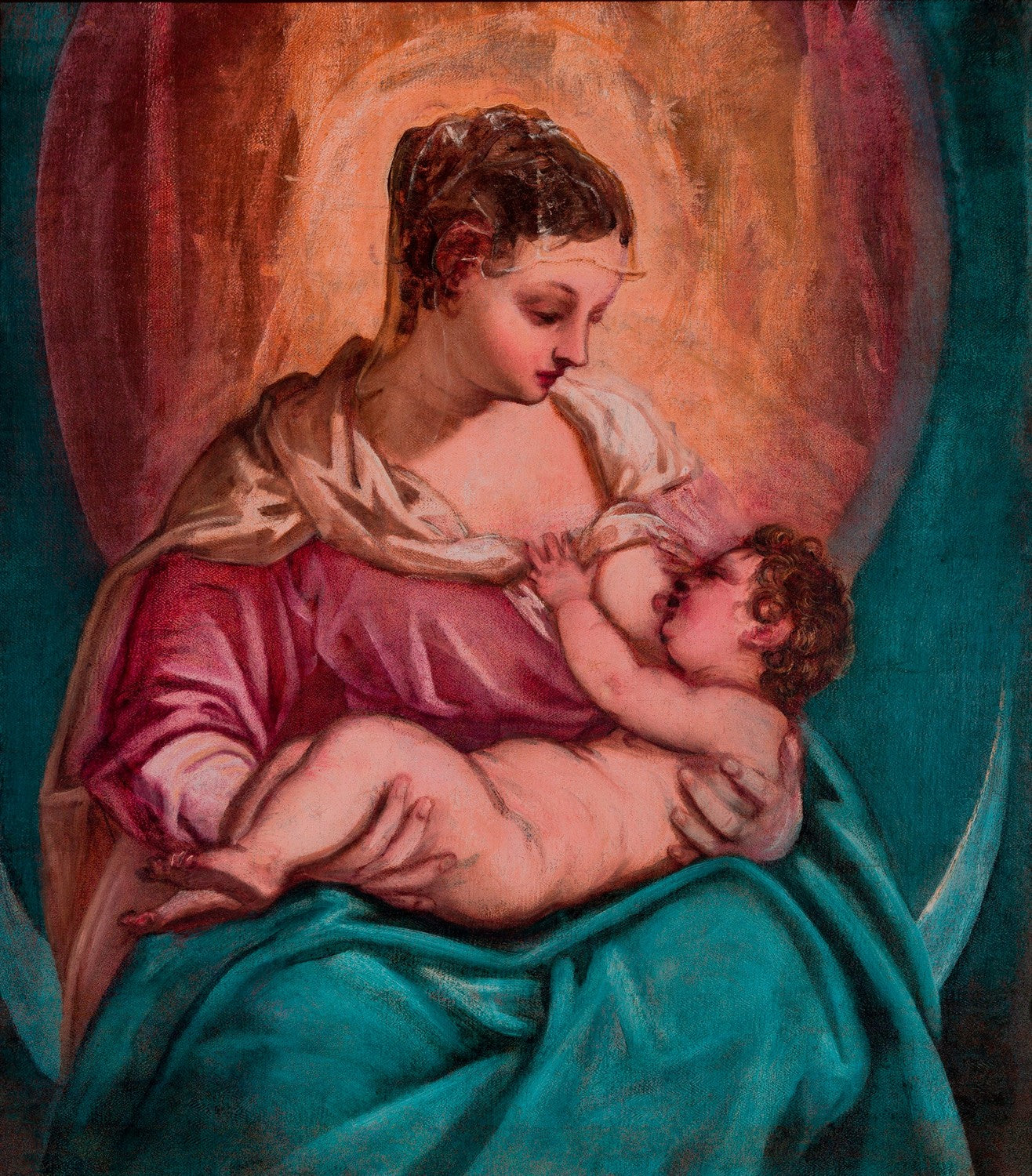 Nursing Madonna by Tintoretto