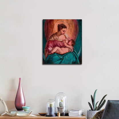 Nursing Madonna - by Tintoretto