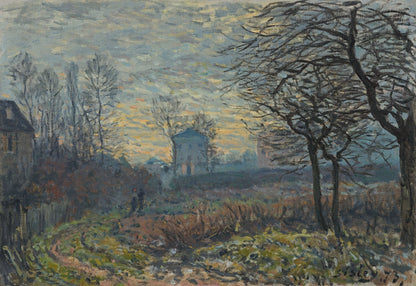 Near Louveciennes by Alfred Sisley