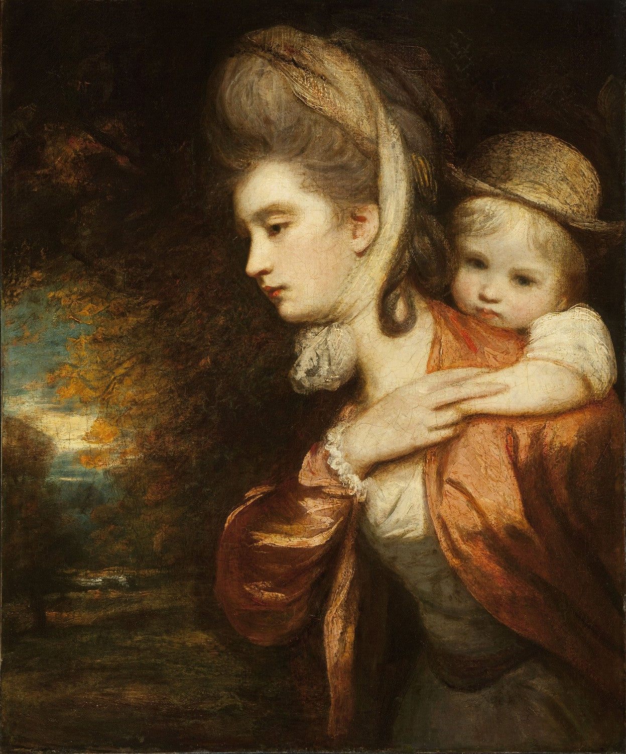 Mrs. Stephen Payne-Gallwey and Her Son Charles by Joshua Reynolds