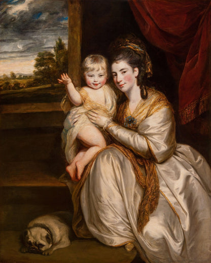 Mrs. John Weyland and Her Son John by Joshua Reynolds