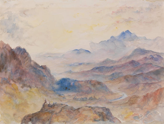 Mountain Scene, Mist Rising by J. M. W. Turner