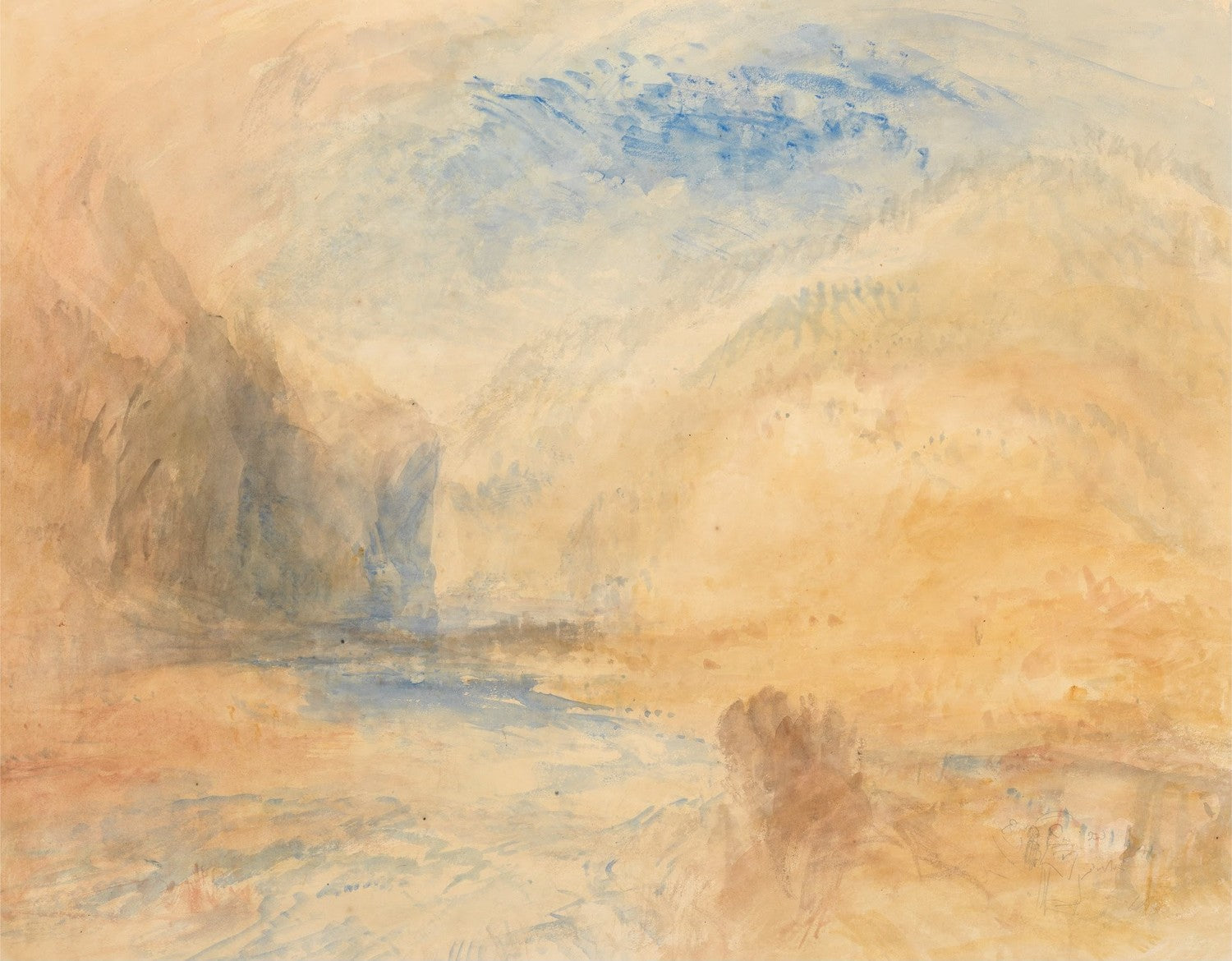 Mountain Landscape with Lake by J. M. W. Turner