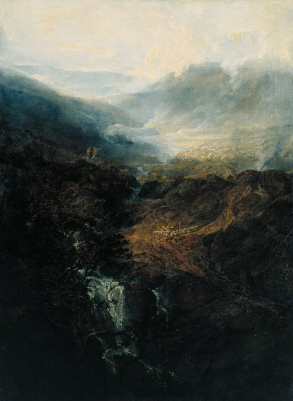 Morning amongst the Coniston Fells, Cumberland by J. M. W. Turner