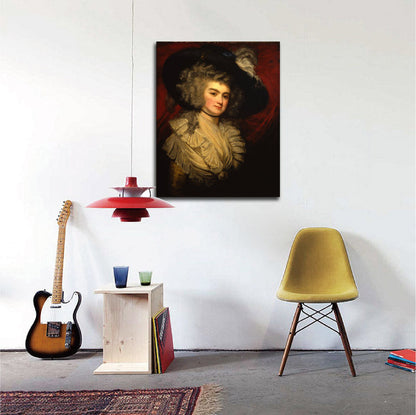 Miss Catherine Angelo - by Joshua Reynolds